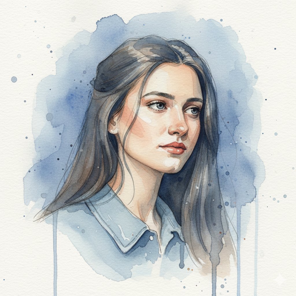 Watercolor Gaze 