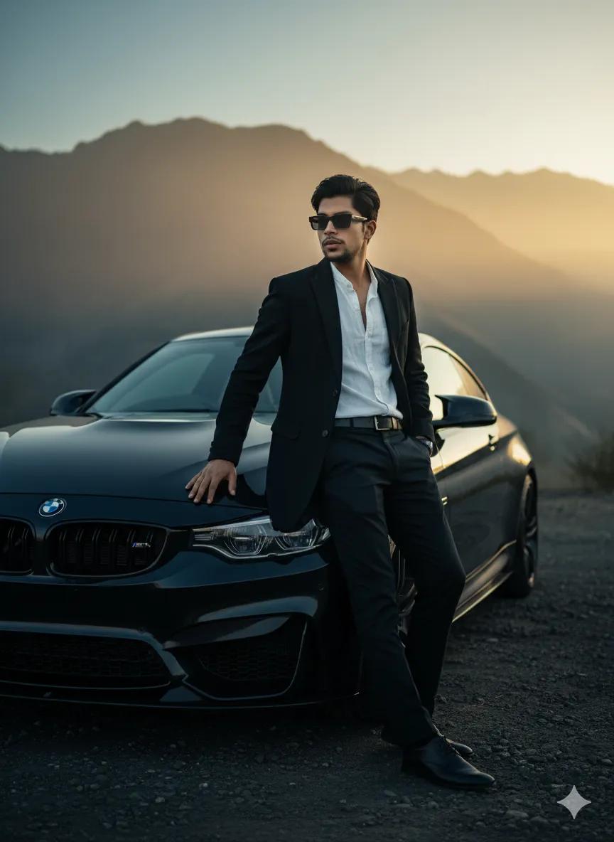 Photography with car