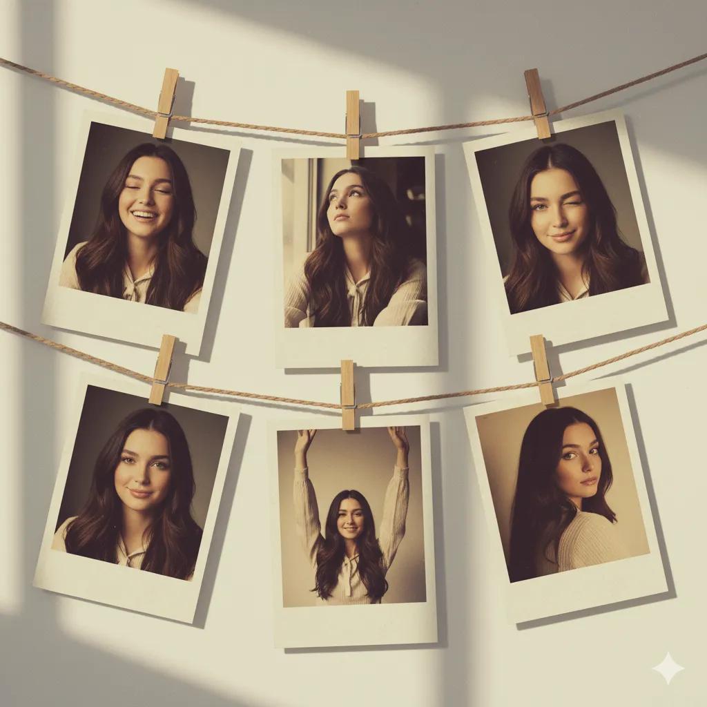 Collage of 6 Vintage Photos