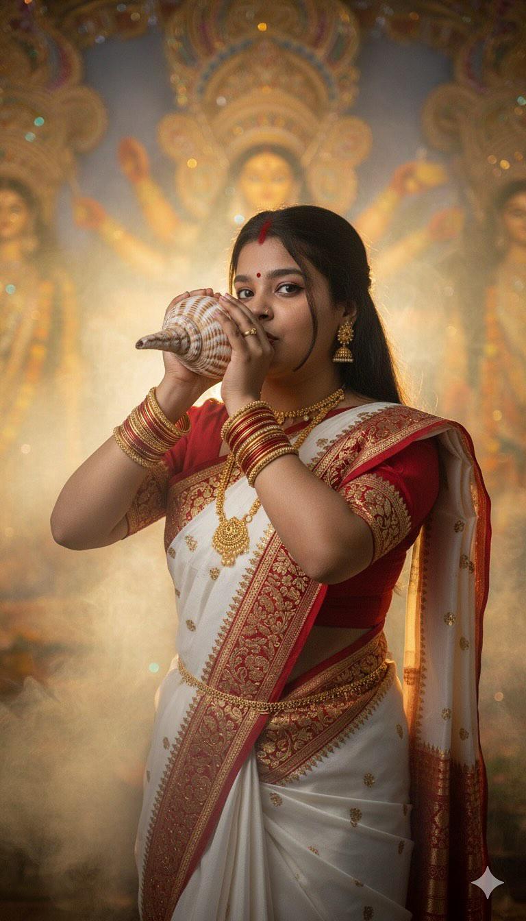 Blowing the Conch Shell