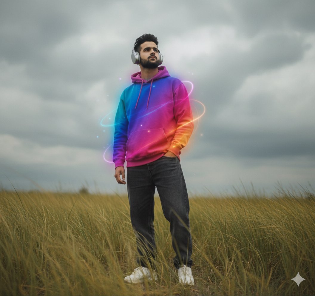 Rainbow type circle around us