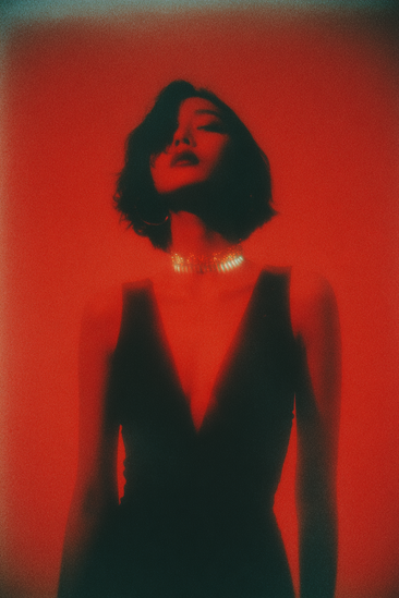 minimalist double exposure effect