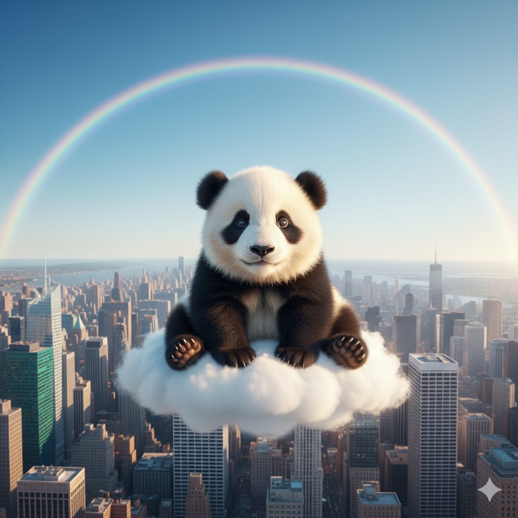 Flying object on cloud 