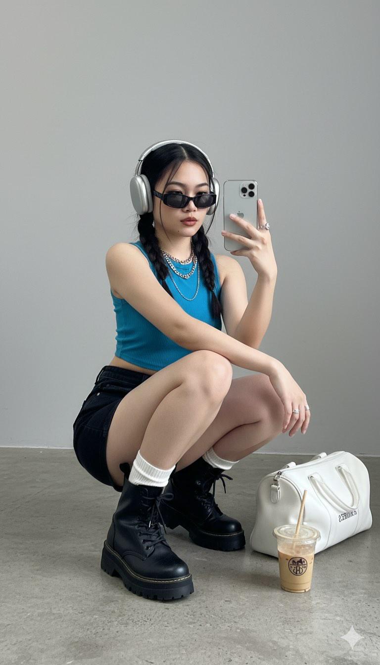 Photoshoot with mobile