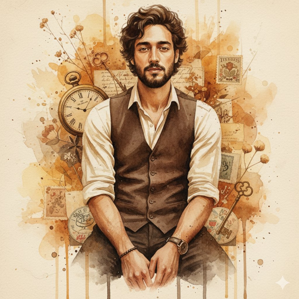 Vintage Soul in Watercolor 